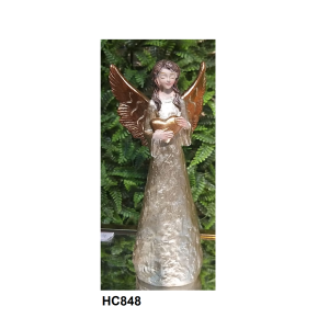 RESINA ANJO HC848 C/CORAÇÃO 20CM