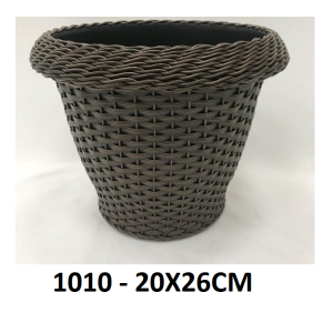 VASO PLÁSTICO MED. C/BORDA