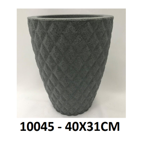 VASO ROTOMOLDADO COLUNA LAPIDADO PEQ.