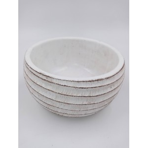 VASO DE CIMENTO TRAÇO CIRCULAR BRANCO
