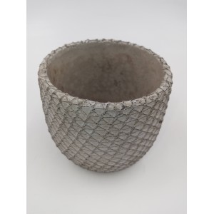 VASO DE CIMENTO RENDADO NUDE