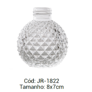 GARRAFA DE VIDRO JR-1822 MINI JACA MADRI 120ML