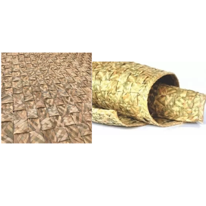 ESTEIRA TRANÇADA DE PALHA