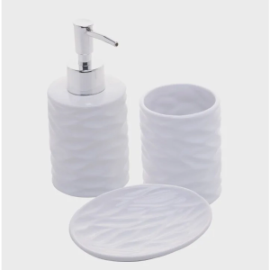 CJ 3 PÇS P/BANHEIRO 4485 CERÂMICA CANNES