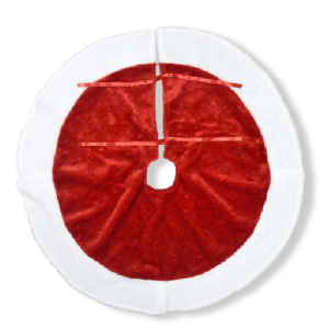 SAIA P/ÁRVORE DE NATAL BRANCA E VERMELHA