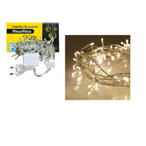 PISCA LED 100L BRANCO 8F FIO T 9M 127V