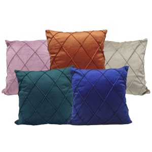 CAPA PARA ALMOFADA AVELUDADA TRIANGULO