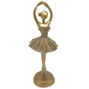 ENFEITE RESINA MBLN-10 BAILARINA EM PÉ