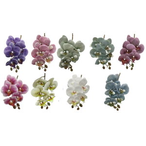 ORQUÍDEA C/5 BOTÕES B23-49 SILICONE 3D