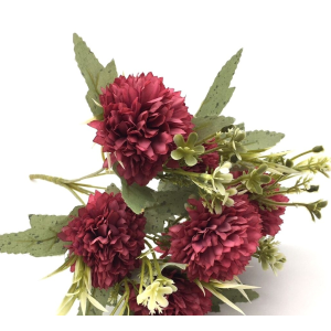 CRISANTEMO FLOCADO  C/7 GALHOS