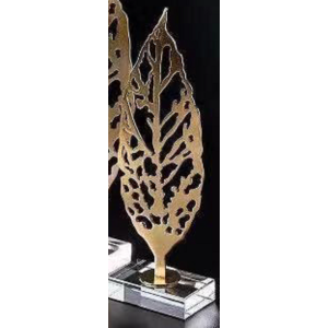 ESCULTURA FOLHA METAL 137575 PEDESTAL