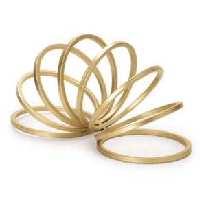 ESCULTURA METAL 15260 MOLA DOURADA