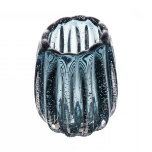 VASO DE VIDRO  ITALY AZUL PEQUENO