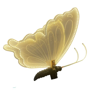 BORBOLETA DE LED COM MOVIMENTOS