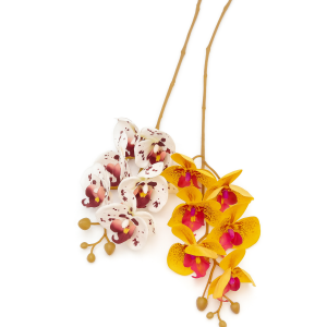 FLOR ORQUIDEA COM 6  SILICONE