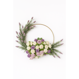 ARGOLA EM METAL  DOURADA