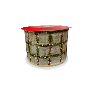 FITA NATALINA  XADREZ TEIXO