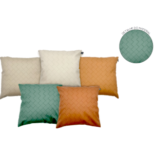 CAPA PARA ALMOFADA  EM COURINO