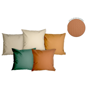 CAPA PARA  ALMOFADA  EM  COURINO